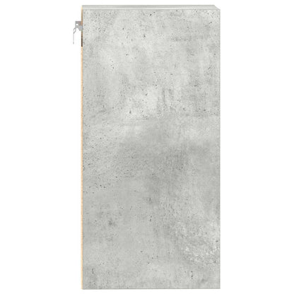 vidaXL Hanging Cabinet Riga Concrete Grey 30x29.5x60 cm Engineered Wood