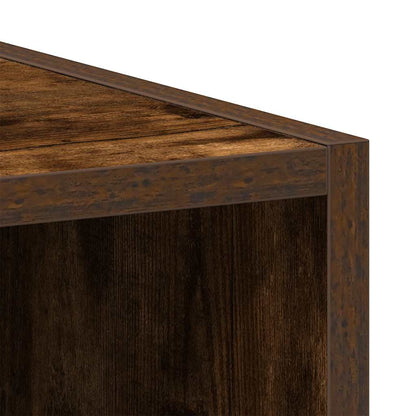 vidaXL Hanging Cabinet Riga Smoked Oak 30x29.5x60 cm Engineered Wood