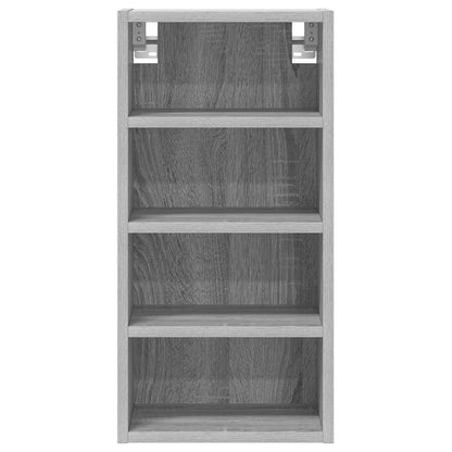 vidaXL Hanging Cabinet Riga Grey Sonoma 30x29.5x60 cm Engineered Wood