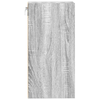 vidaXL Hanging Cabinet Riga Grey Sonoma 30x29.5x60 cm Engineered Wood