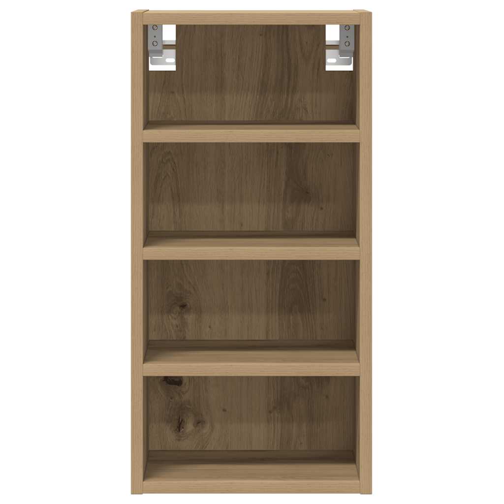 vidaXL Hanging Cabinet Riga Artisan Oak 30x29.5x60 cm Engineered Wood