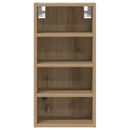 vidaXL Hanging Cabinet Riga Artisan Oak 30x29.5x60 cm Engineered Wood