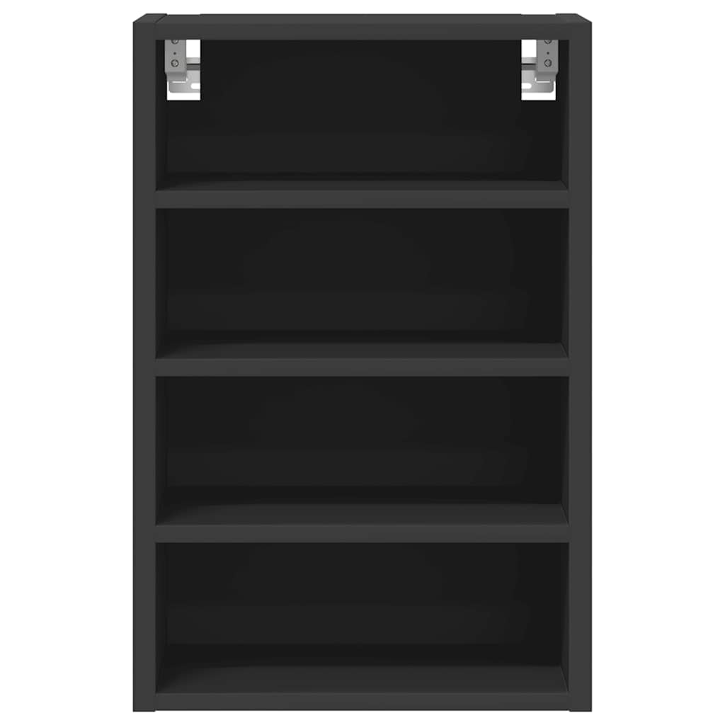 vidaXL Hanging Cabinet Riga Black 40x29.5x60 cm Engineered Wood