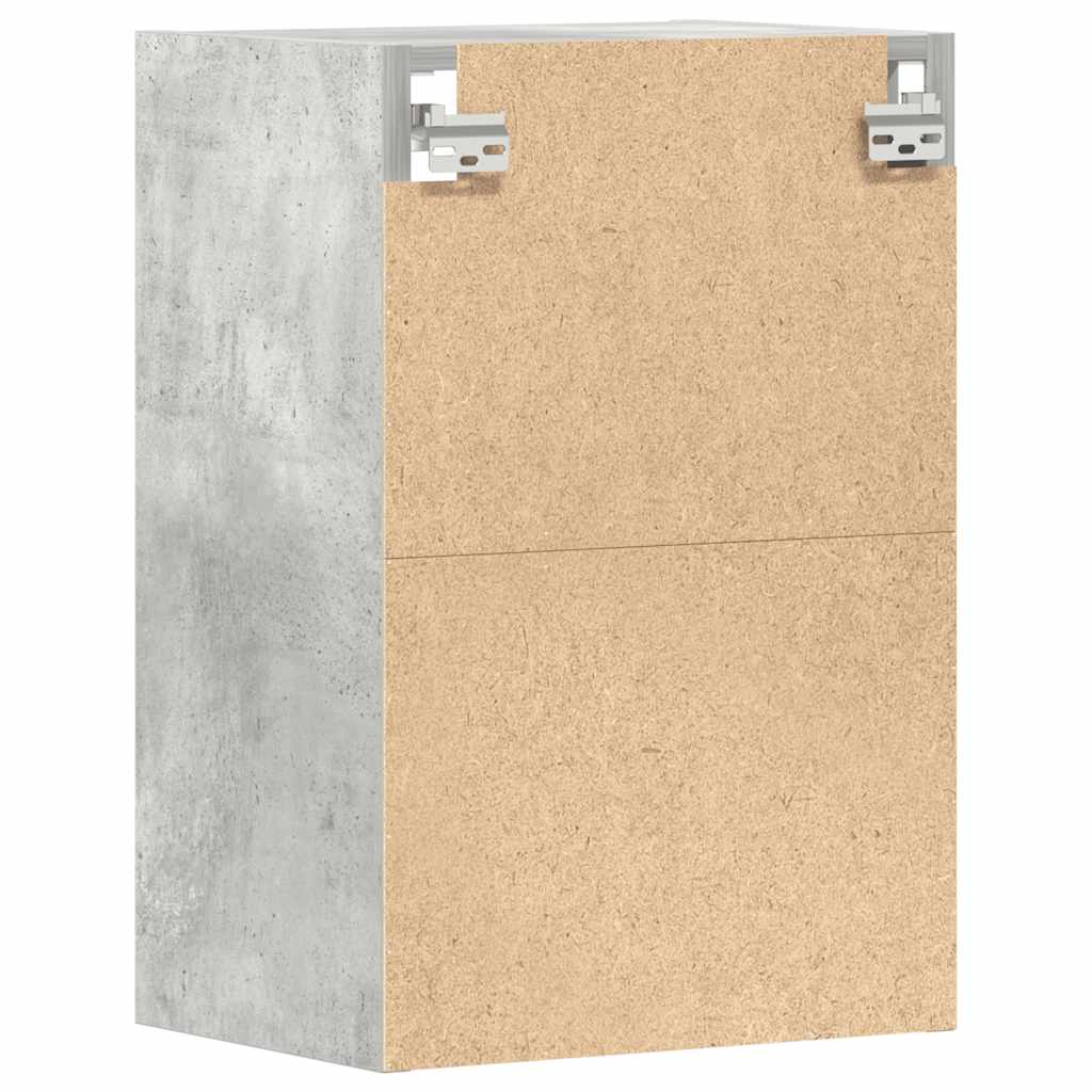 vidaXL Hanging Cabinet Riga Concrete Grey 40x29.5x60 cm Engineered Wood