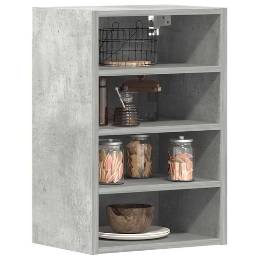vidaXL Hanging Cabinet "Riga" Concrete Grey 40x29,5x60 cm Engineered Wood
