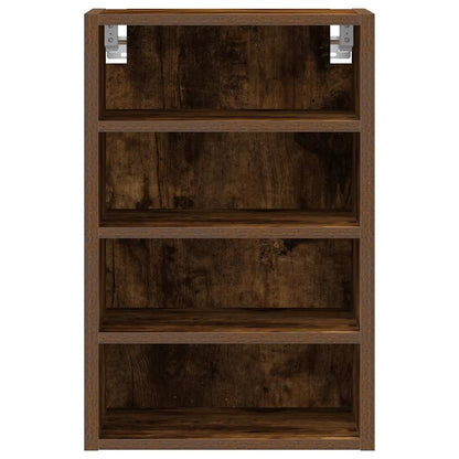 vidaXL Hanging Cabinet Riga Smoked Oak 40x29.5x60 cm Engineered Wood