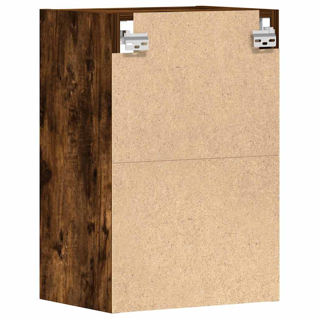 vidaXL Hanging Cabinet Riga Smoked Oak 40x29.5x60 cm Engineered Wood