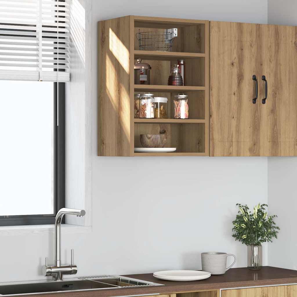 vidaXL Hanging Cabinet "Riga" Artisan Oak 40x29,5x60 cm Engineered Wood