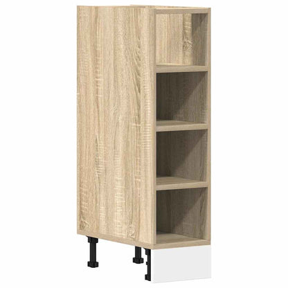 vidaXL Bottom Cabinet "Riga" Sonoma Oak 20x44,5x81,5 cm Engineered Wood