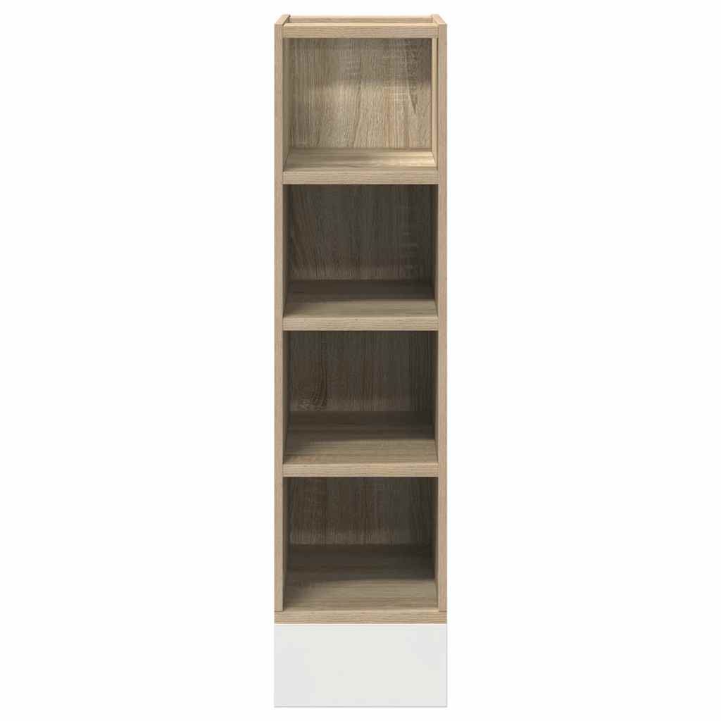 vidaXL Bottom Cabinet "Riga" Sonoma Oak 20x44,5x81,5 cm Engineered Wood