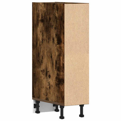 vidaXL Bottom Cabinet Riga Smoked Oak 20x44.5x81.5 cm Engineered Wood
