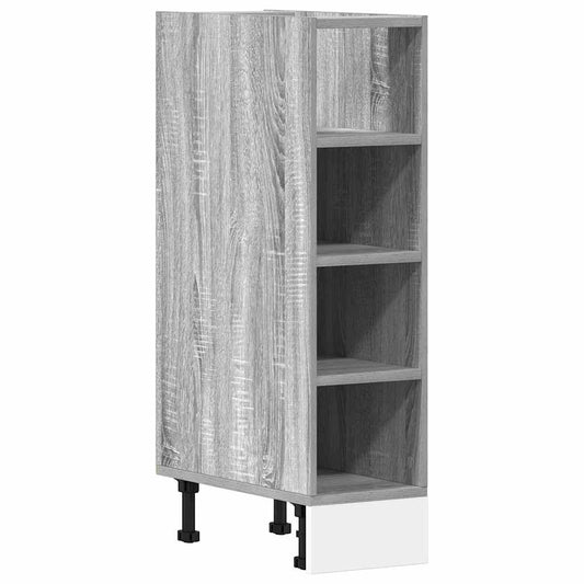 vidaXL Bottom Cabinet "Riga" Grey Sonoma 20x44,5x81,5 cm Engineered Wood