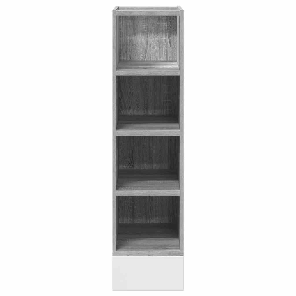 vidaXL Bottom Cabinet "Riga" Grey Sonoma 20x44,5x81,5 cm Engineered Wood
