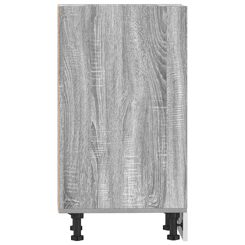 vidaXL Bottom Cabinet "Riga" Grey Sonoma 20x44,5x81,5 cm Engineered Wood