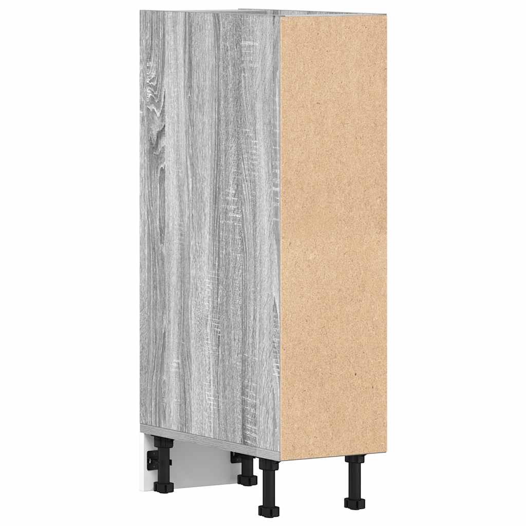 vidaXL Bottom Cabinet Riga Grey Sonoma 20x44.5x81.5 cm Engineered Wood