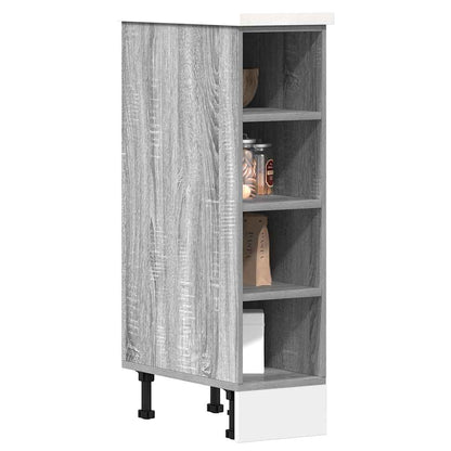vidaXL Bottom Cabinet "Riga" Grey Sonoma 20x44,5x81,5 cm Engineered Wood