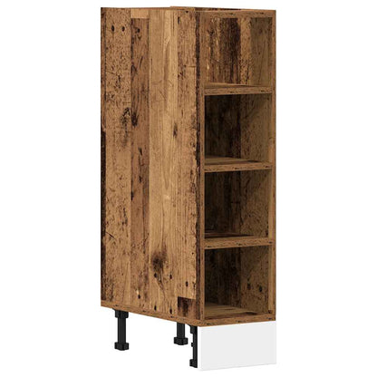vidaXL Bottom Cabinet "Riga" Old Wood 20x44,5x81,5 cm Engineered Wood