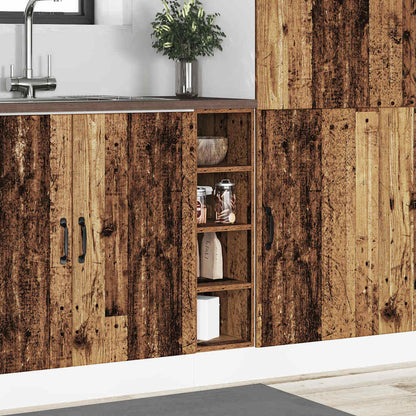 vidaXL Bottom Cabinet "Riga" Old Wood 20x44,5x81,5 cm Engineered Wood