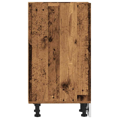 vidaXL Bottom Cabinet "Riga" Old Wood 20x44,5x81,5 cm Engineered Wood