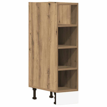 vidaXL Bottom Cabinet Riga Artisan Oak 20x44.5x81.5 cm Engineered Wood
