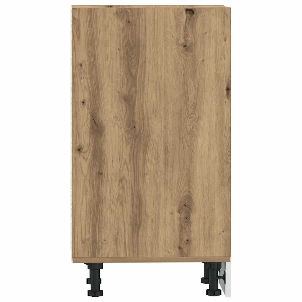 vidaXL Bottom Cabinet "Riga" Artisan Oak 20x44,5x81,5 cm Engineered Wood