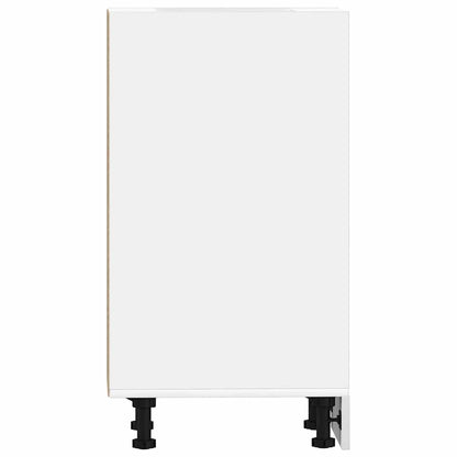 vidaXL Bottom Cabinet Riga White 30x44.5x81.5 cm Engineered Wood