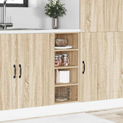 vidaXL Bottom Cabinet Riga Sonoma Oak 30x44.5x81.5 cm Engineered Wood