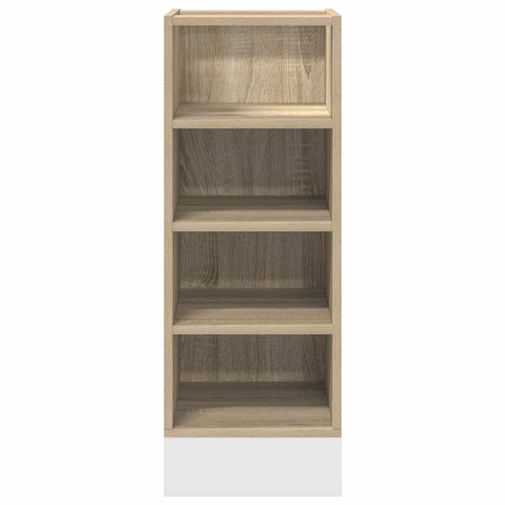 vidaXL Bottom Cabinet Riga Sonoma Oak 30x44.5x81.5 cm Engineered Wood