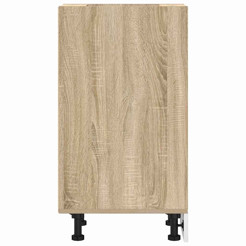 vidaXL Bottom Cabinet Riga Sonoma Oak 30x44.5x81.5 cm Engineered Wood