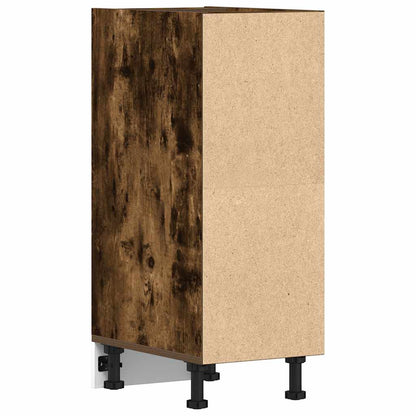 vidaXL Bottom Cabinet "Riga" Smoked Oak 30x44,5x81,5 cm Engineered Wood