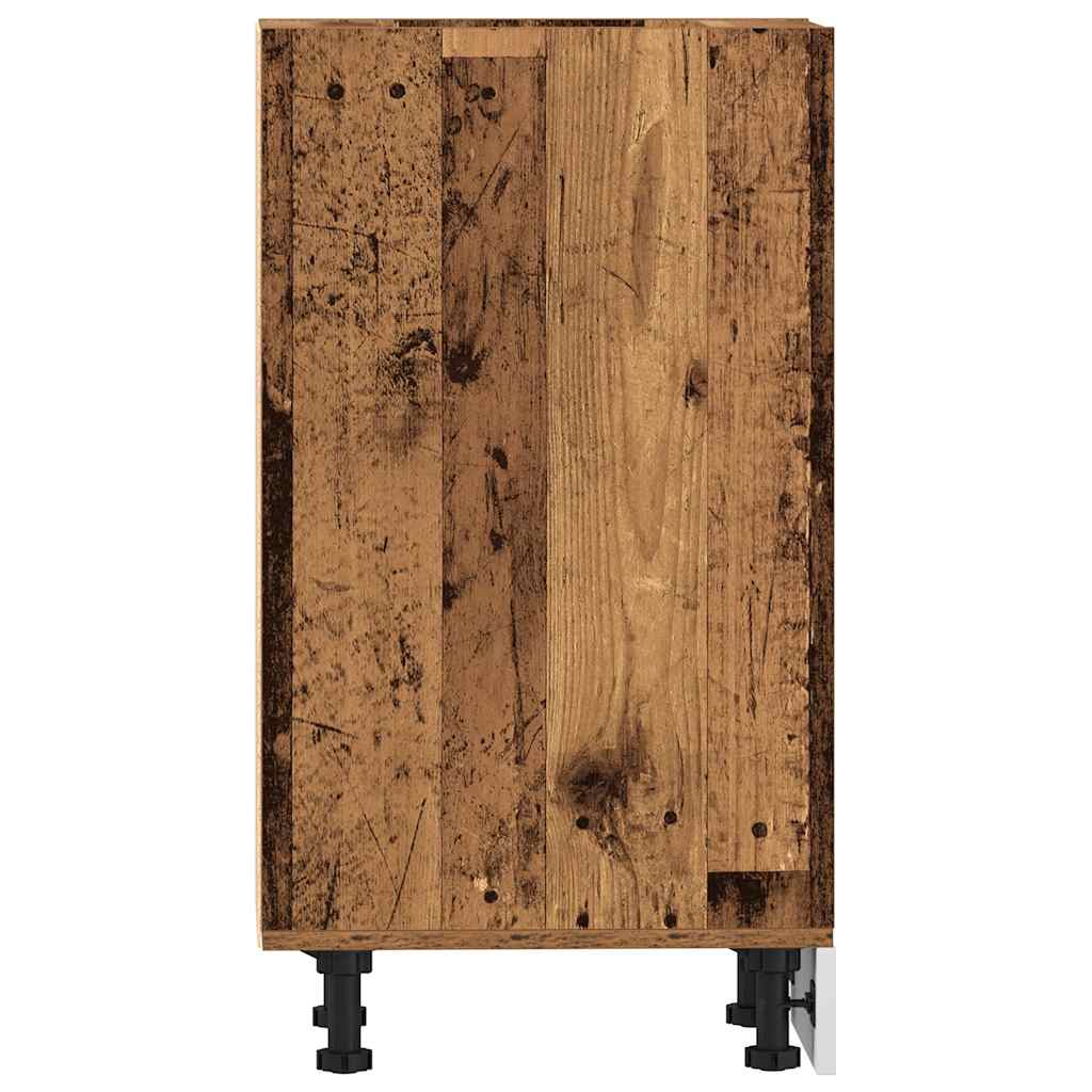 vidaXL Bottom Cabinet Riga Old Wood 30x44.5x81.5 cm Engineered Wood