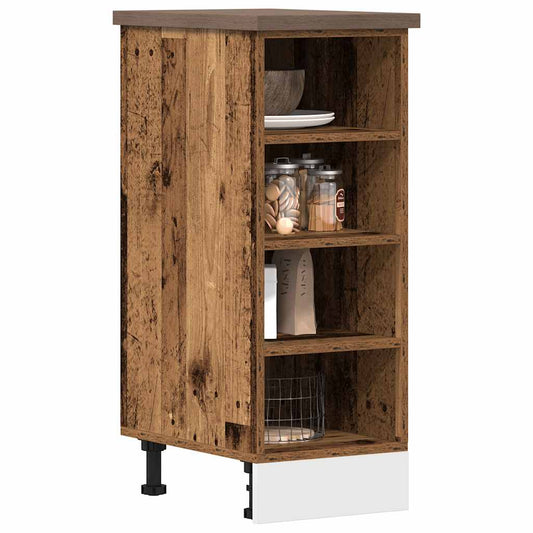 vidaXL Bottom Cabinet "Riga" Old Wood 30x44,5x81,5 cm Engineered Wood