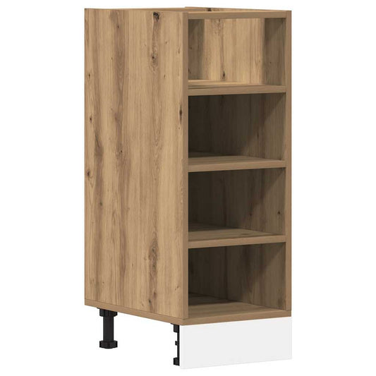 vidaXL Bottom Cabinet "Riga" Artisan Oak 30x44,5x81,5 cm Engineered Wood