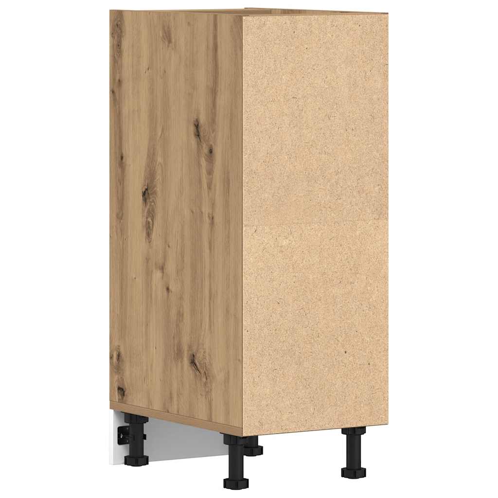 vidaXL Bottom Cabinet Riga Artisan Oak 30x44.5x81.5 cm Engineered Wood