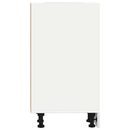 vidaXL Bottom Cabinet Riga White 40x44.5x81.5 cm Engineered Wood