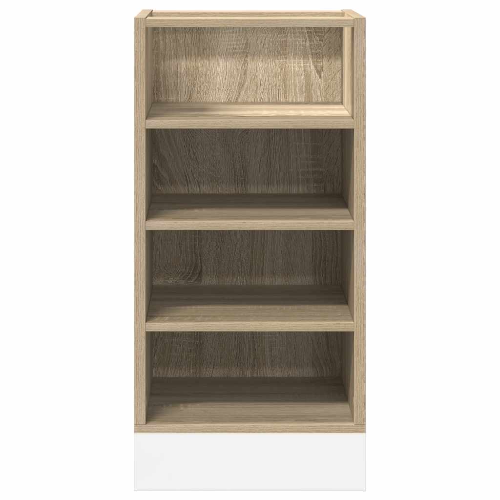 vidaXL Bottom Cabinet Riga Sonoma Oak 40x44.5x81.5 cm Engineered Wood