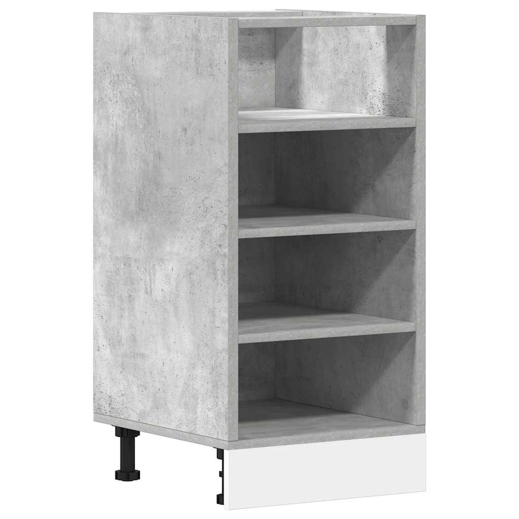vidaXL Bottom Cabinet "Riga" Concrete Grey 40x44,5x81,5 cm Engineered Wood