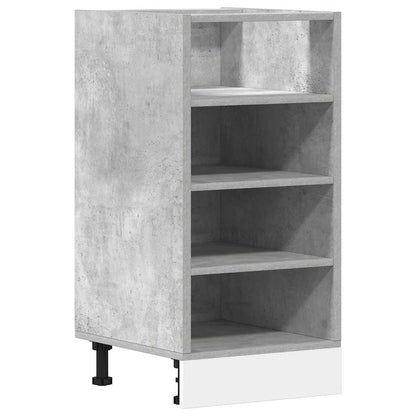 vidaXL Bottom Cabinet "Riga" Concrete Grey 40x44,5x81,5 cm Engineered Wood