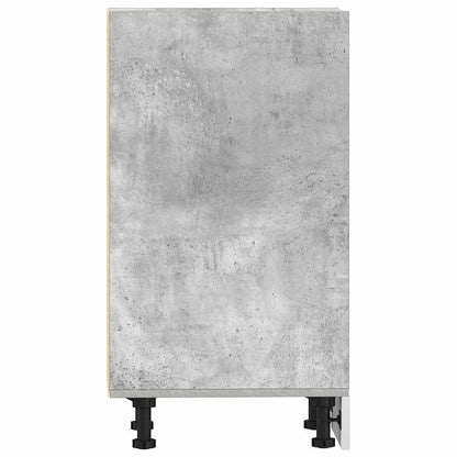 vidaXL Bottom Cabinet Riga Concrete Grey 40x44.5x81.5 cm Engineered Wood