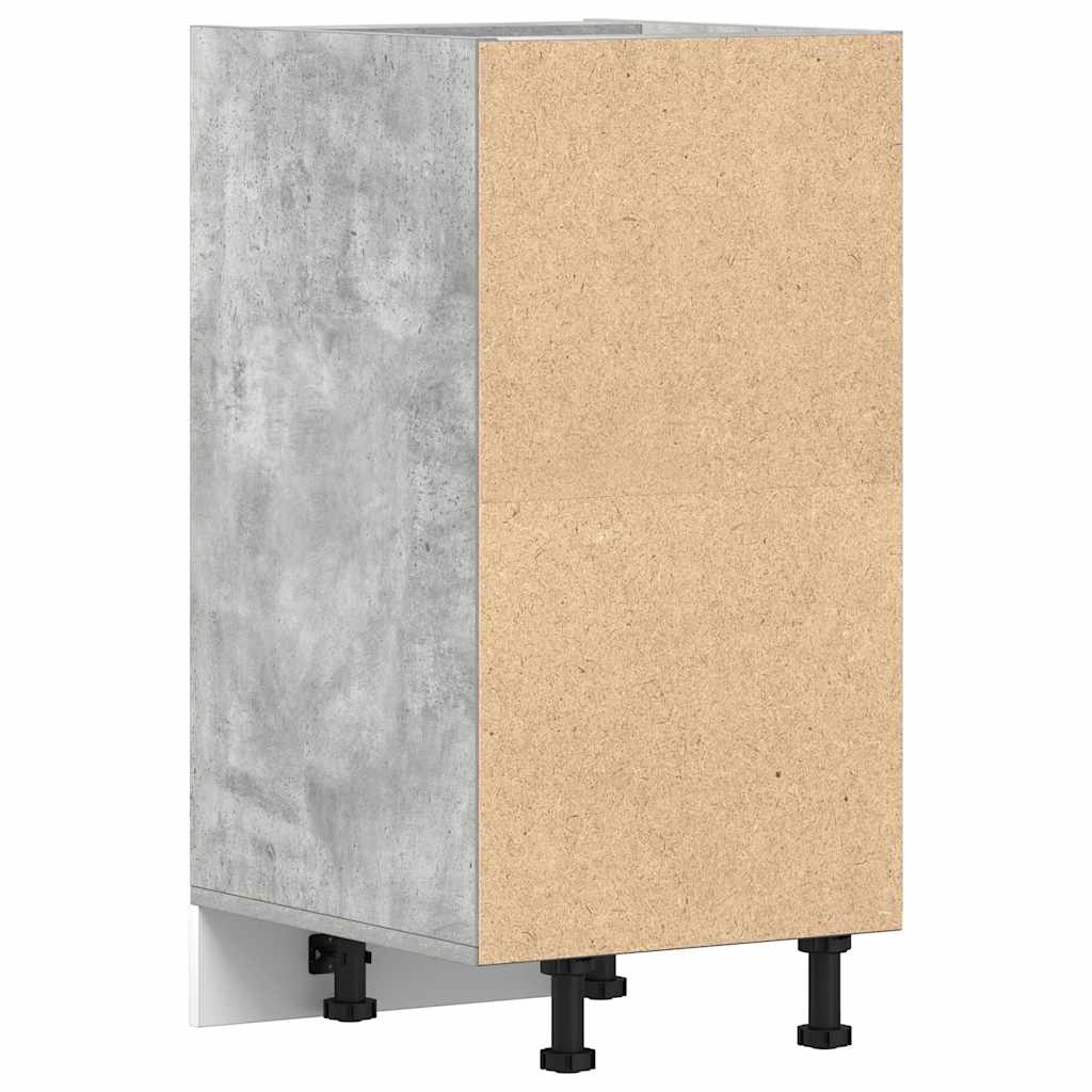 vidaXL Bottom Cabinet "Riga" Concrete Grey 40x44,5x81,5 cm Engineered Wood
