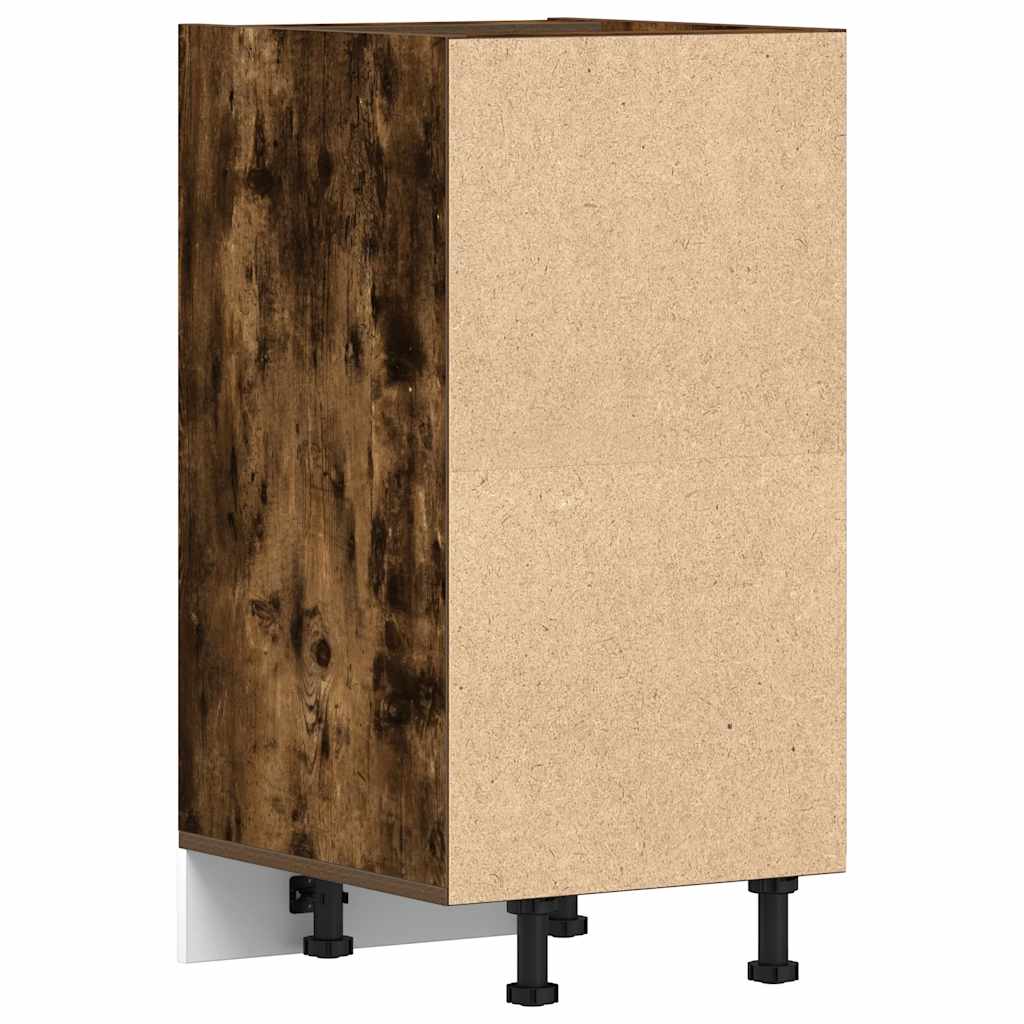 vidaXL Bottom Cabinet Riga Smoked Oak 40x44.5x81.5 cm Engineered Wood