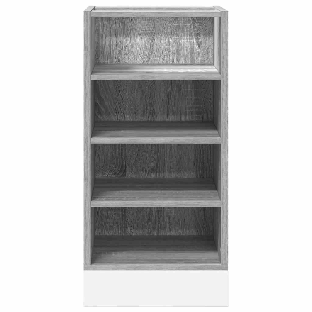 vidaXL Bottom Cabinet Riga Grey Sonoma 40x44.5x81.5 cm Engineered Wood