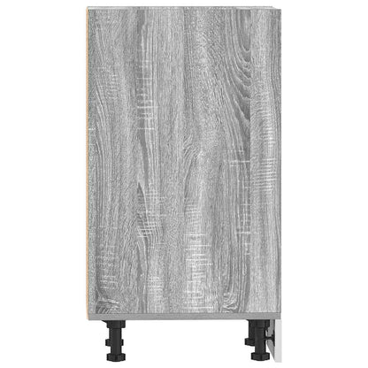 vidaXL Bottom Cabinet "Riga" Grey Sonoma 40x44,5x81,5 cm Engineered Wood