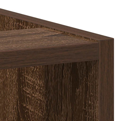 vidaXL Bottom Cabinet "Riga" Brown Oak 40x44,5x81,5 cm Engineered Wood
