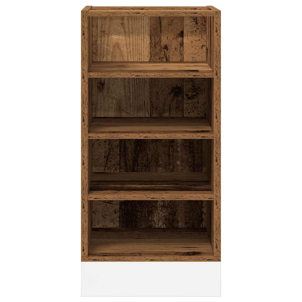 vidaXL Bottom Cabinet Riga Old Wood 40x44.5x81.5 cm Engineered Wood