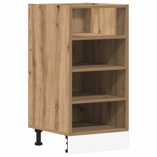 vidaXL Bottom Cabinet "Riga" Artisan Oak 40x44,5x81,5 cm Engineered Wood