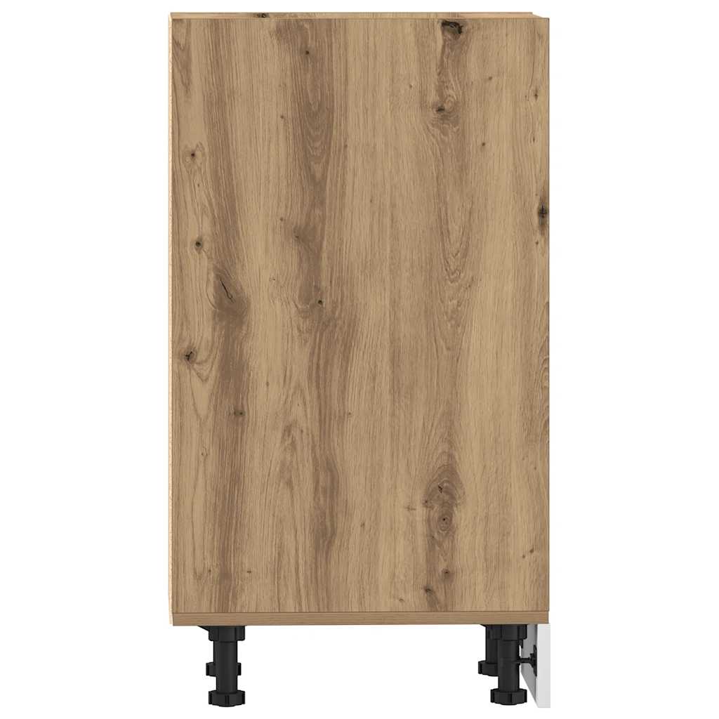 vidaXL Bottom Cabinet Riga Artisan Oak 40x44.5x81.5 cm Engineered Wood