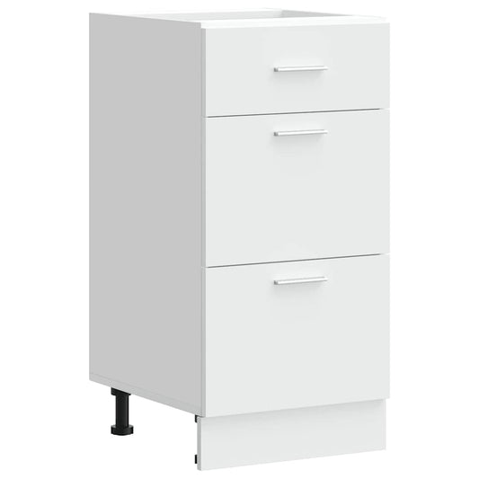 vidaXL Bottom Cabinet "Lyon" White 40x46x81,5 cm Engineered Wood