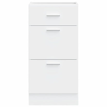 vidaXL Bottom Cabinet Lyon White 40x46x81.5 cm Engineered Wood