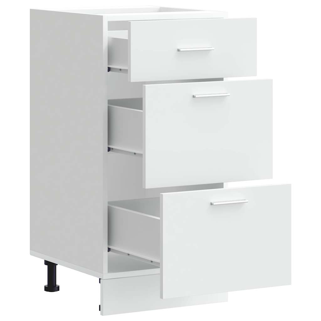 vidaXL Bottom Cabinet "Lyon" White 40x46x81,5 cm Engineered Wood
